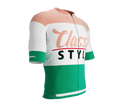 ScudoPro Elite Fit Short Sleeve Cycling Jersey Retro Classic Style Pink|  Men and Women
