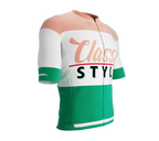 ScudoPro Elite Fit Short Sleeve Cycling Jersey Retro Classic Style Pink|  Men and Women