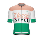 ScudoPro Elite Fit Short Sleeve Cycling Jersey Retro Classic Style Pink|  Men and Women