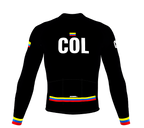 ScudoPro Pro Thermal Long Sleeve Cycling Jersey Country CODE Colombia Black | Men and Women