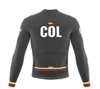 ScudoPro Pro Thermal Long Sleeve Cycling Jersey Country CODE Colombia Gray | Men and Women