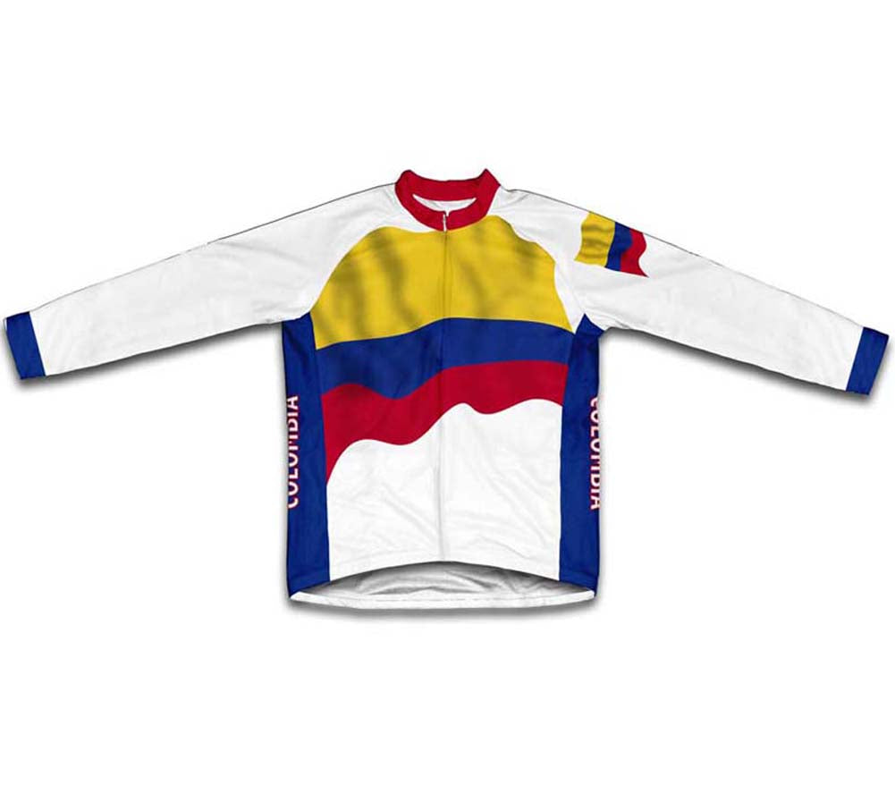 Colombia Flag Cycling Jersey for Men and Women