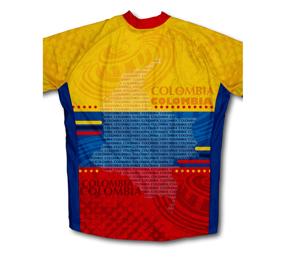 Colombia Flag Winter Thermal Cycling Jersey