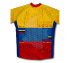 Colombia Flag Winter Thermal Cycling Jersey