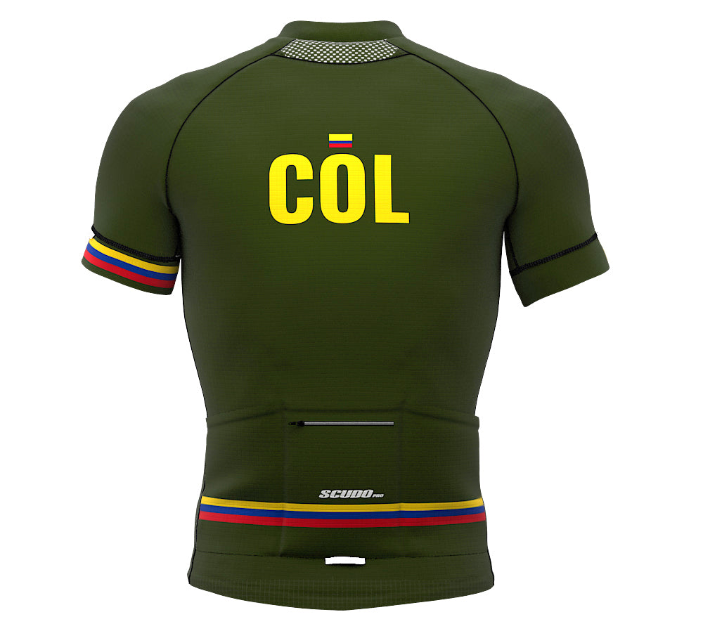Colombia Green CODE Short Sleeve Cycling PRO Jersey for Men and Women