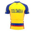 Colombia  Full Zipper Bike Short Sleeve Cycling Jersey