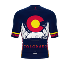 ScudoPro Pro-Elite Short Sleeve Cycling Jersey Colorado USA State Icon landmark symbol identity  | Men and Women