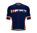 ScudoPro Pro-Elite Short Sleeve Cycling Jersey Colorado USA State Icon landmark symbol identity  | Men and Women