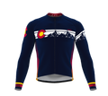 ScudoPro Pro Thermal Long Sleeve Cycling Jersey Colorado USA state Icon landmark identity  | Men and Women