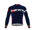 ScudoPro Pro Thermal Long Sleeve Cycling Jersey Colorado USA state Icon landmark identity  | Men and Women