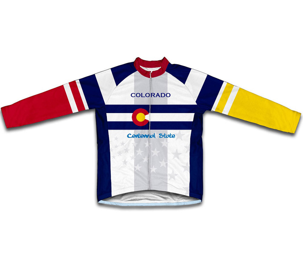 Colorado Flag Winter Thermal Cycling Jersey