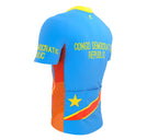 Congo Republic  Full Zipper Bike Short Sleeve Cycling Jersey