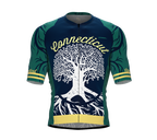 ScudoPro Pro-Elite Short Sleeve Cycling Jersey Connecticut USA State Icon landmark symbol identity  | Men and Women