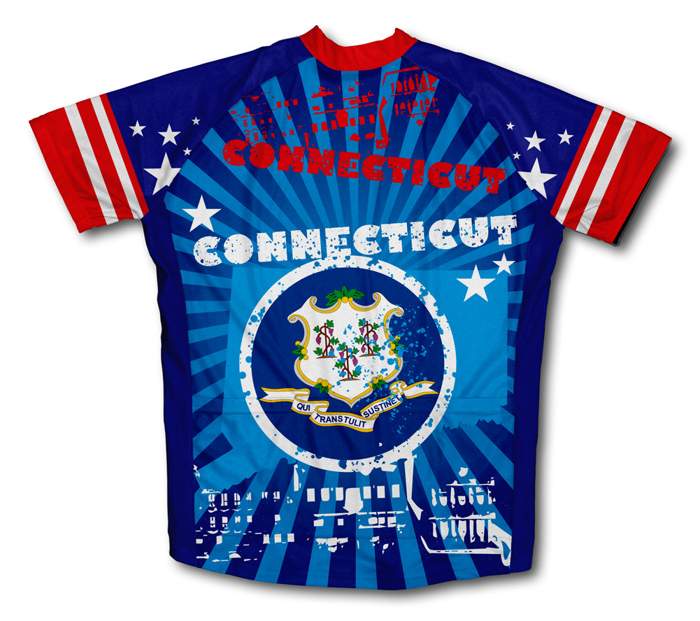 Connecticut Short Sleeve Cycling Jersey for Men and Women