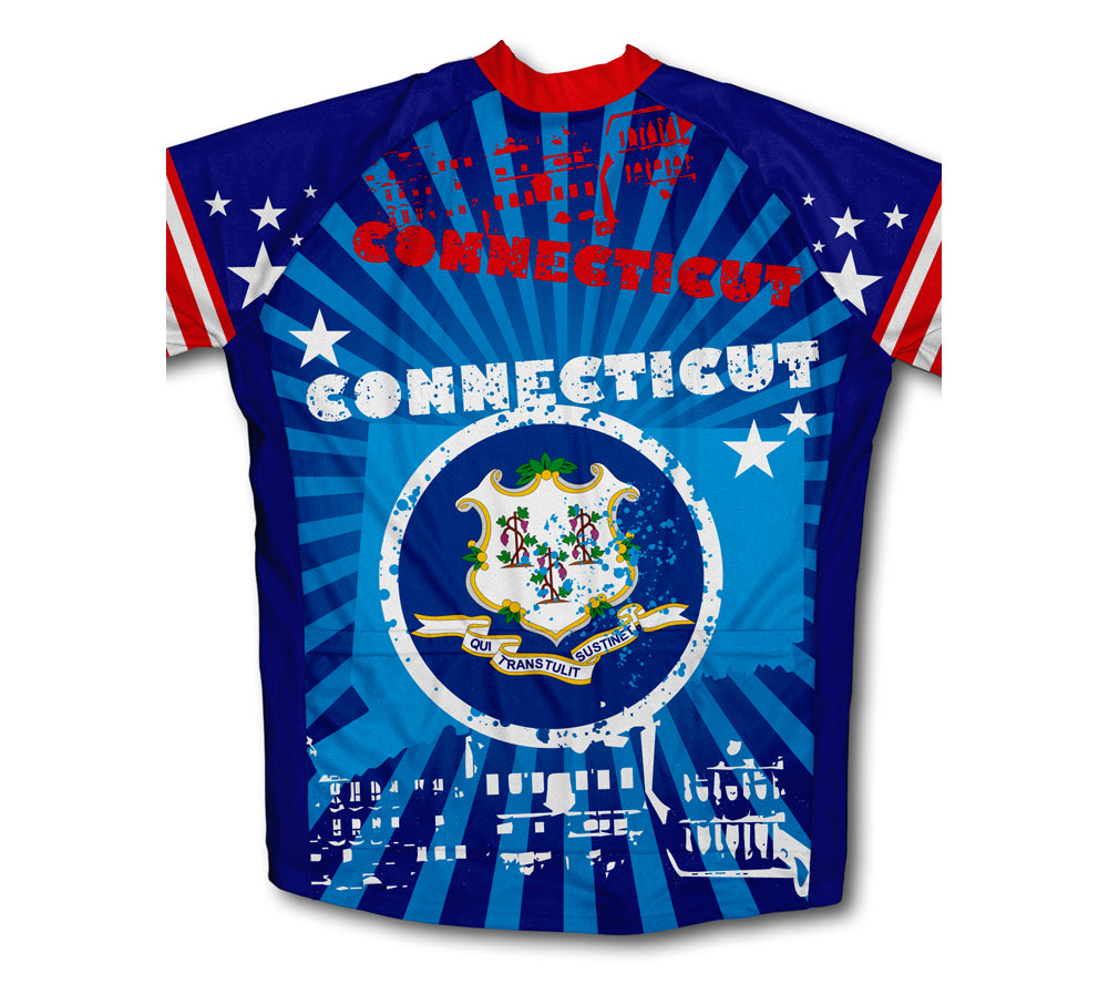 Connecticut Short Sleeve Cycling Jersey for Men and Women