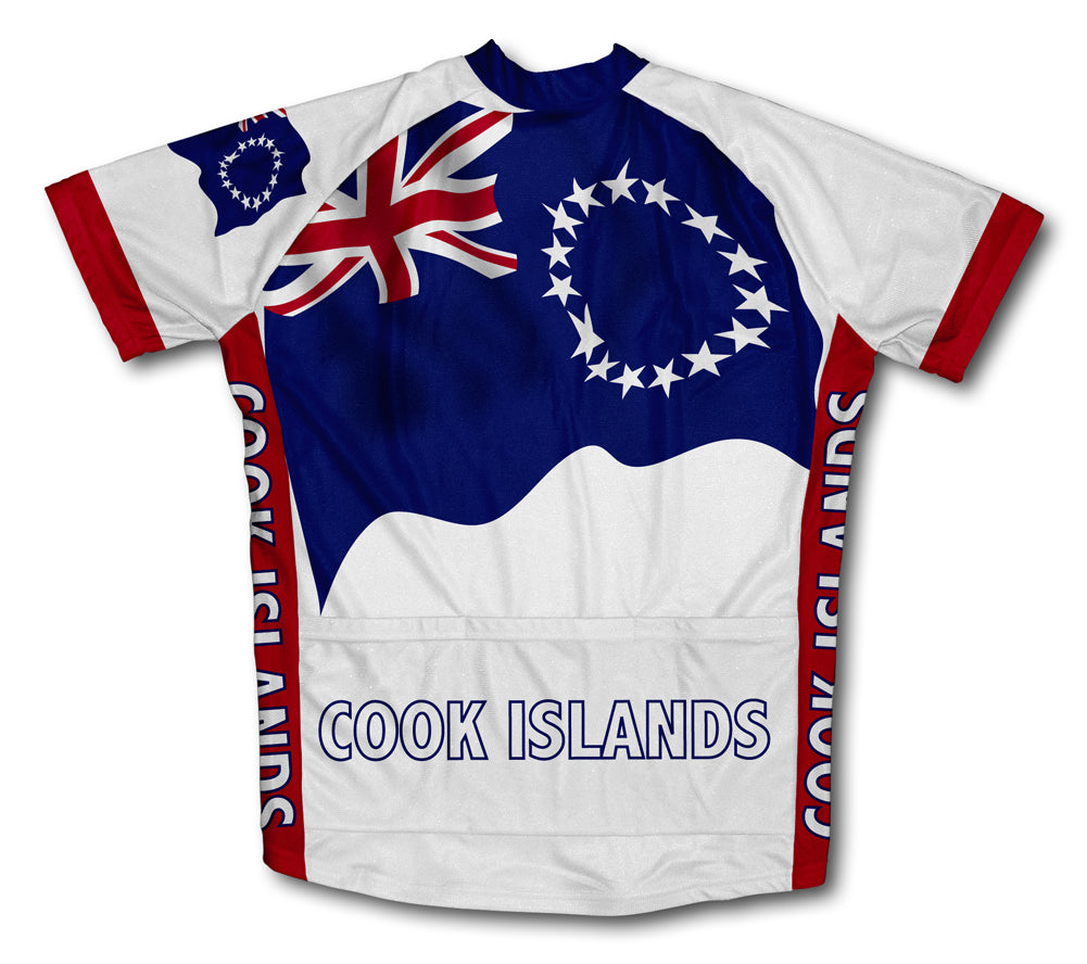 Cook Islands Flag Cycling Jersey for Men and Women