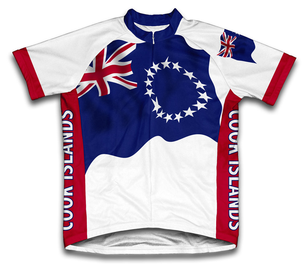Cook Islands Flag Cycling Jersey for Men and Women