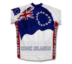 Cook Islands Flag Cycling Jersey for Men and Women