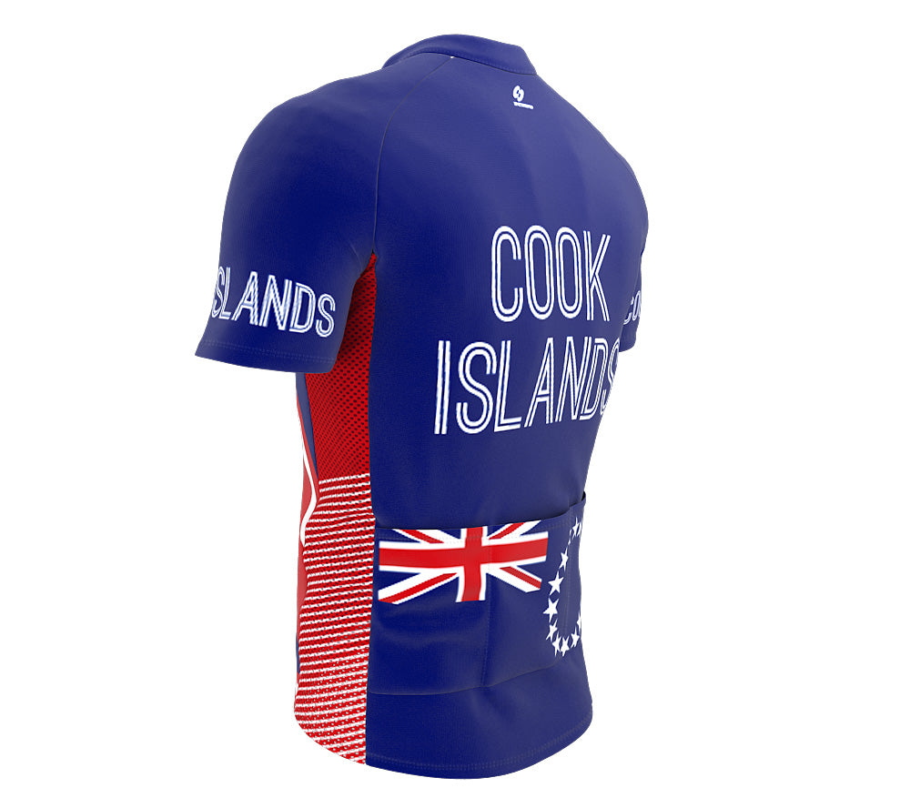 Cook Islands  Full Zipper Bike Short Sleeve Cycling Jersey