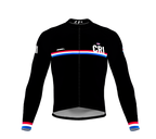 ScudoPro Pro Thermal Long Sleeve Cycling Jersey Country CODE Costa Rica Black | Men and Women