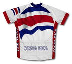Costa Rica Flag Cycling Jersey for Men and Women