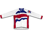 Costa Rica Flag Cycling Jersey for Men and Women