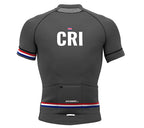 Costa Rica Gray CODE Short Sleeve Cycling PRO Jersey for Men and Women