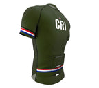 Costa Rica Green CODE Short Sleeve Cycling PRO Jersey for Men and Women