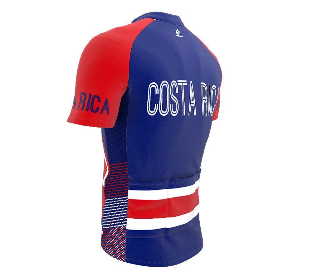 Costa Rica Full Zipper Bike Short Sleeve Cycling Jersey For Men And Women Scudopro Scudopro 