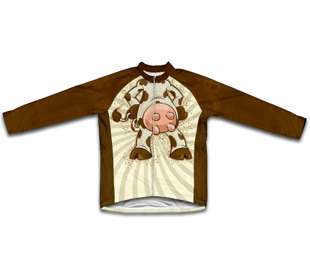 Cow Winter Thermal Cycling Jersey
