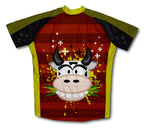 Cowlicious Short Sleeve Cycling Jersey for Men and Women