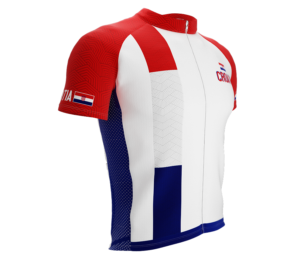 Croatia ScudoPro Short Sleeve Cycling Jersey for Women - Size 2XL