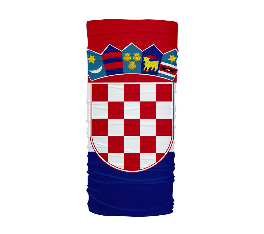 Croatia Flag Multifunctional UV Protection Headband