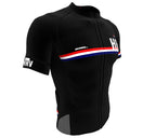 Croatia Black CODE Short Sleeve Cycling PRO Jersey for Men and Women