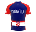 Croatia  Full Zipper Bike Short Sleeve Cycling Jersey