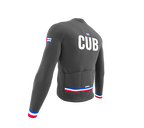 ScudoPro Pro Thermal Long Sleeve Cycling Jersey Country CODE Cuba Gray | Men and Women