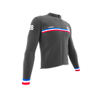 ScudoPro Pro Thermal Long Sleeve Cycling Jersey Country CODE Cuba Gray | Men and Women
