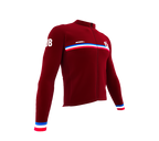 ScudoPro Pro Thermal Long Sleeve Cycling Jersey Country CODE Cuba Vine | Men and Women
