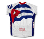 Cuba Flag Cycling Jersey for Men and Women