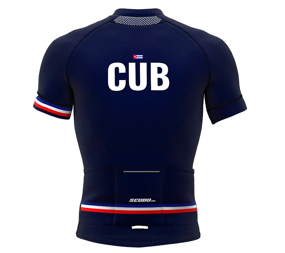 Cuba Blue CODE Short Sleeve Cycling PRO Jersey for Men and Women