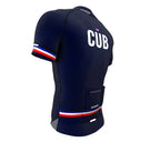 Cuba Blue CODE Short Sleeve Cycling PRO Jersey for Men and Women