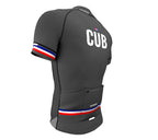 Cuba Gray CODE Short Sleeve Cycling PRO Jersey for Men and Women