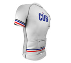 Cuba White CODE Short Sleeve Cycling PRO Jersey for Men and Women