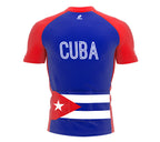Cuba  Full Zipper Bike Short Sleeve Cycling Jersey