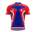Cuba  Full Zipper Bike Short Sleeve Cycling Jersey
