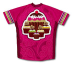 Cup Cake Short Sleeve Cycling Jersey for Men and Women