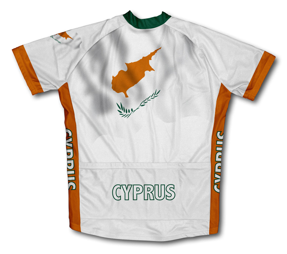 Cyprus Flag Cycling Jersey for Men and Women