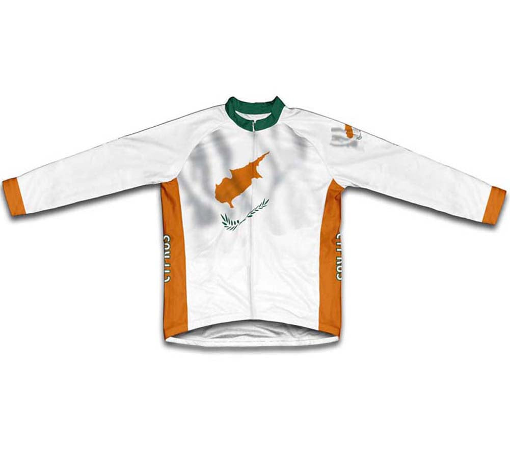 Cyprus Flag Cycling Jersey for Men and Women