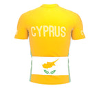 Cyprus  Full Zipper Bike Short Sleeve Cycling Jersey