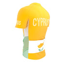 Cyprus  Full Zipper Bike Short Sleeve Cycling Jersey